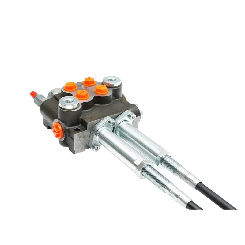 Distribuitor hidraulic cu joystick, lungime cablu 2.5m presiune 250 bar debit 40L/min Breckner Germany